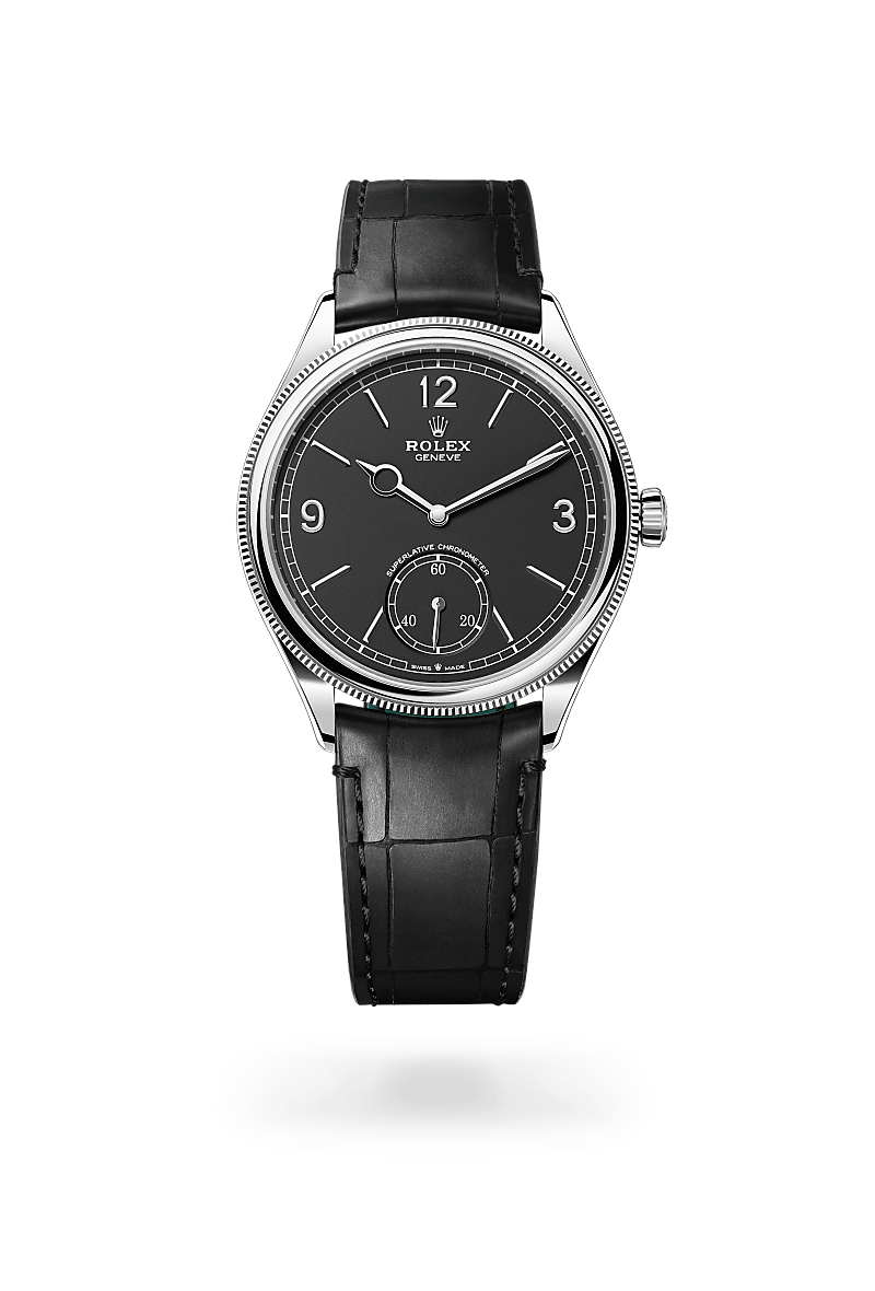 Rolex 1908, M52509-0002, 39 mm, 18 Karat Weißgold, poliert